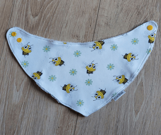 Bavoir bandana abeille