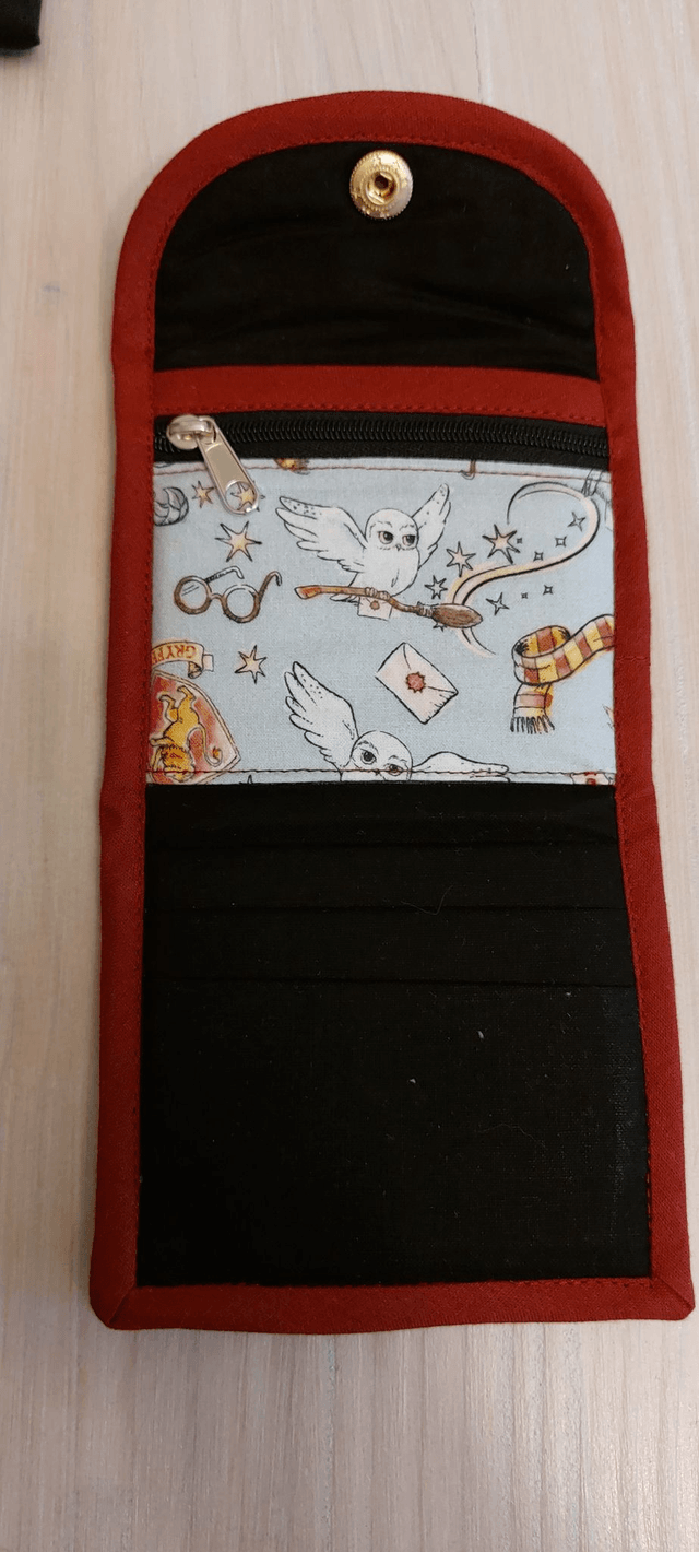 Porte-monnaie enfant bleu et rouge