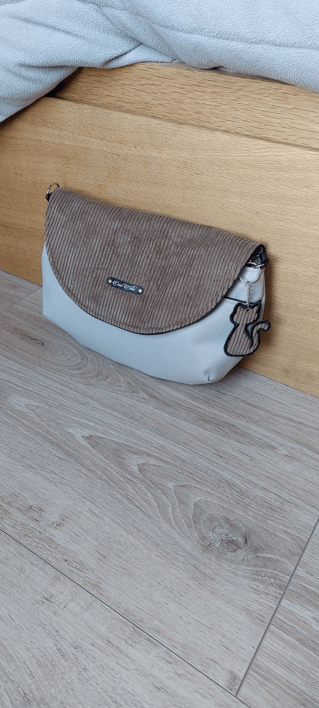 Sac à main Mignon beige et marron 