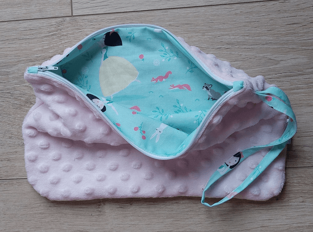 Trousse souple rose princesse