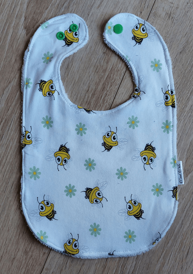 Bavoir classique abeille