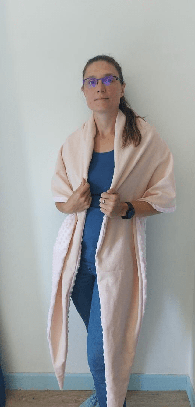 Chèche rose doré
