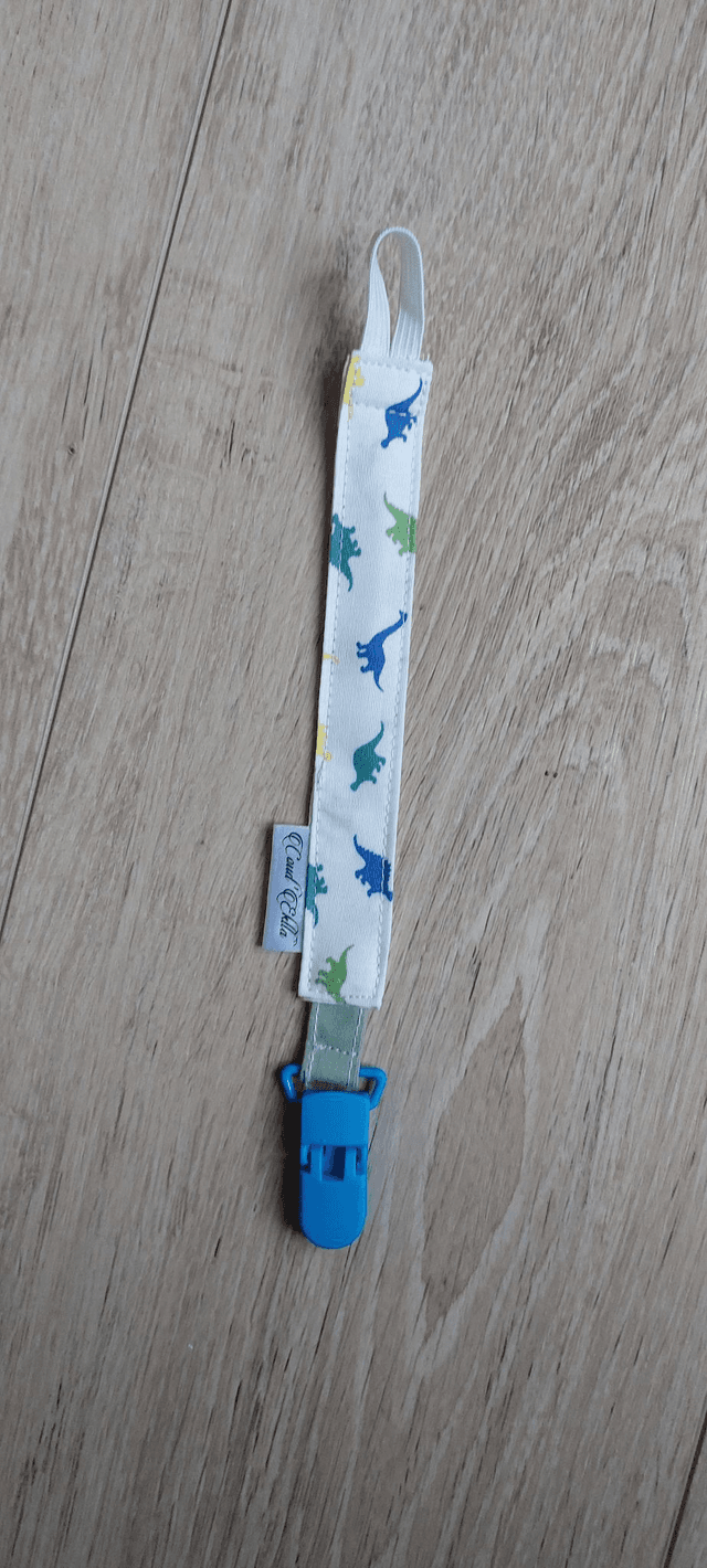 Attache sucette dinosaure