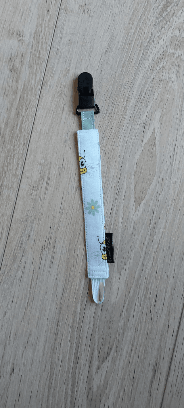 Attache sucette abeille